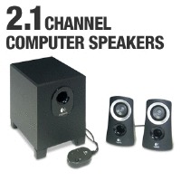 Logitech Z313 Computer Speaker System - 2.1