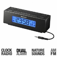 Sony ICFC707 Desktop Clock Radio - FM