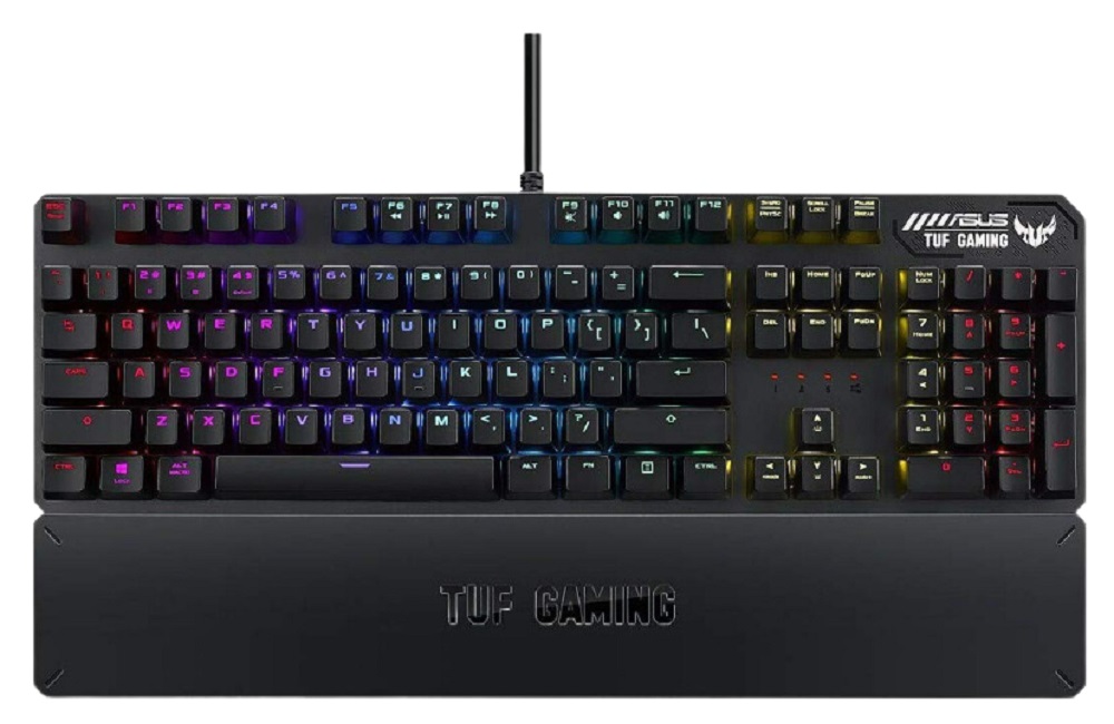 ASUS TUF K3 USB Highly Durable Mechanical Gaming Keyboard For PC Best Mechanical Gaming Keyboards Under 10000 Rupees In India