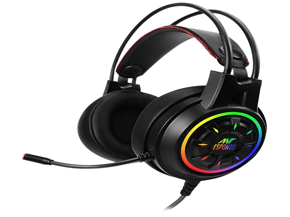 Ant Esports H707 HD RGB Wired Gaming Headset Best Gaming Headphones Under 1000 Rupees