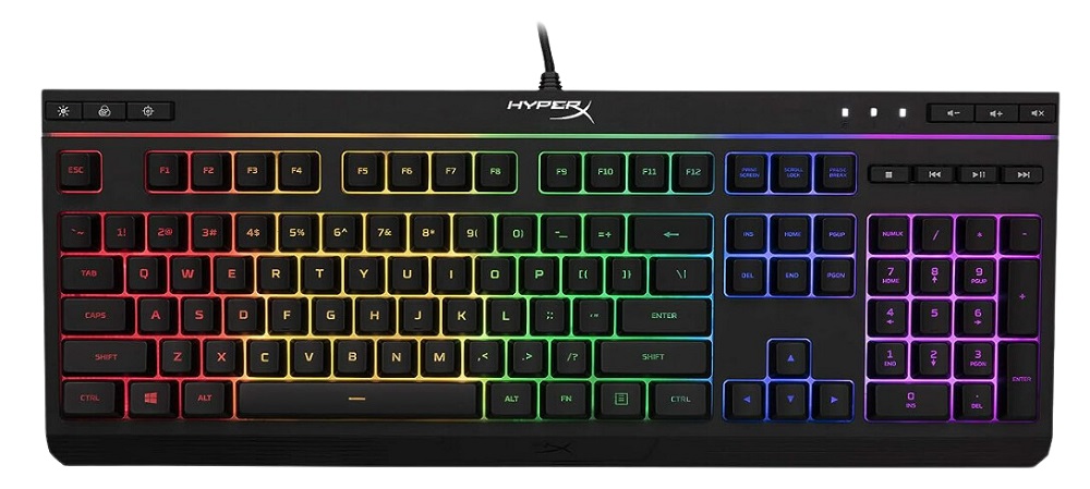 HyperX Alloy Core RGB USB Membrane Gaming Keyboard Best Gaming Keyboards Under 5000 Rupees In India