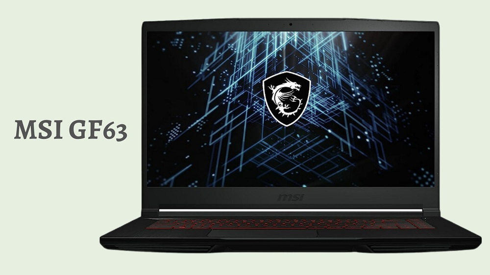 MSI GF63 Best Gaming Laptops Under 70000 INR In India