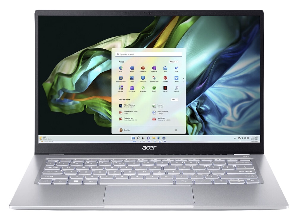 Acer Swift Series Laptop For Professionals